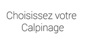 Choisissez votre Calepinage